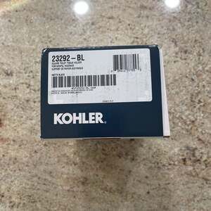 Kohler Square Toilet Tissue‎ Holder, Matte Black - Model 23292-BL